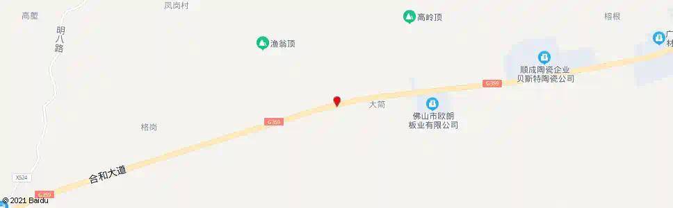 佛山明南村委会_公交站地图_佛山公交_妙搜公交查询2025