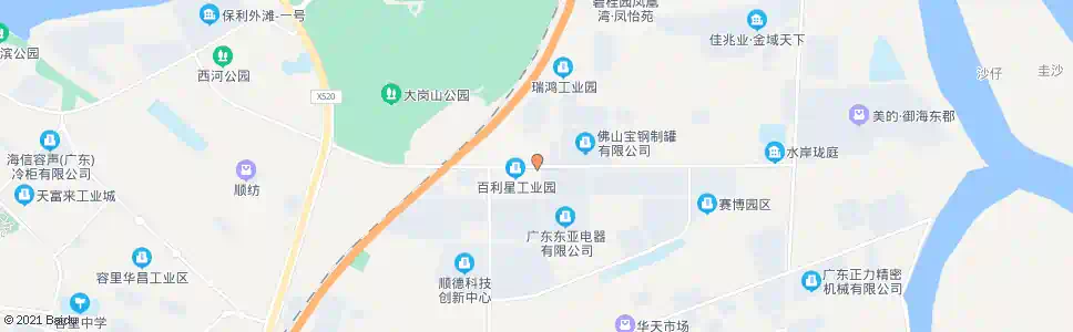 佛山嘉信灯饰厂_公交站地图_佛山公交_妙搜公交查询2025