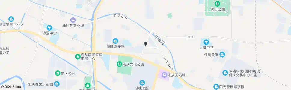 佛山塑料城(新桂路)_公交站地图_佛山公交_妙搜公交查询2025