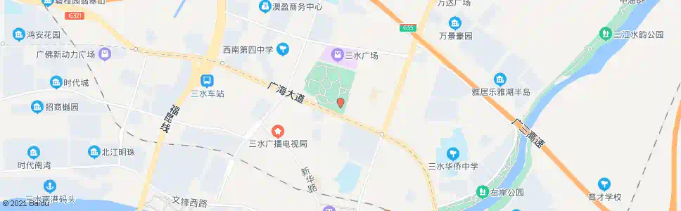 佛山明富昌体育馆(西南公园)_公交站地图_佛山公交_妙搜公交查询2025