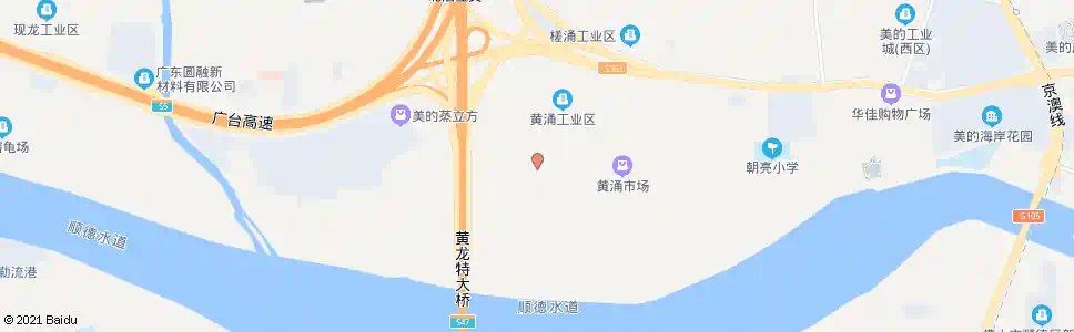 佛山黄涌穗丰_公交站地图_佛山公交_妙搜公交查询2025