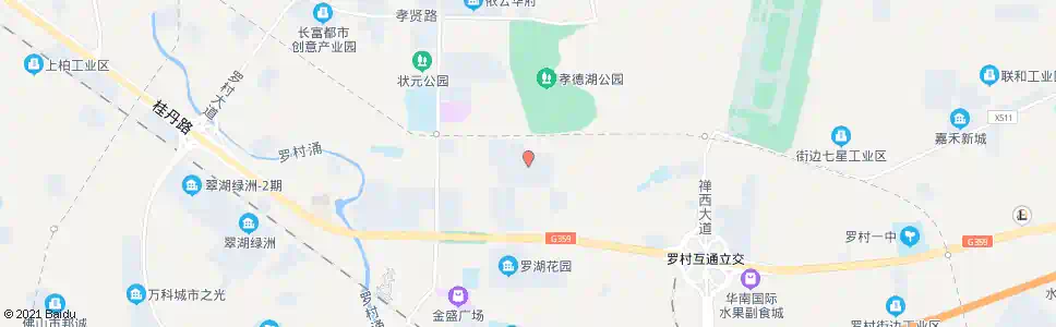 佛山北湖二路中_公交站地图_佛山公交_妙搜公交查询2025