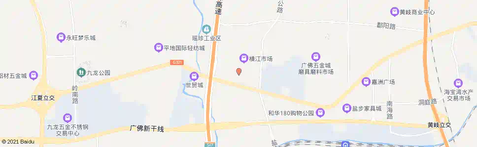 佛山华丽布匹市场_公交站地图_佛山公交_妙搜公交查询2025