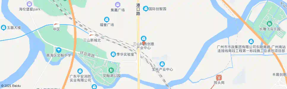 佛山三山科创中心_公交站地图_佛山公交_妙搜公交查询2025