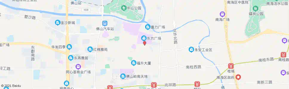 佛山东方广场A站_公交站地图_佛山公交_妙搜公交查询2025