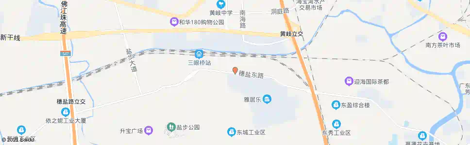 佛山河东路口_公交站地图_佛山公交_妙搜公交查询2025
