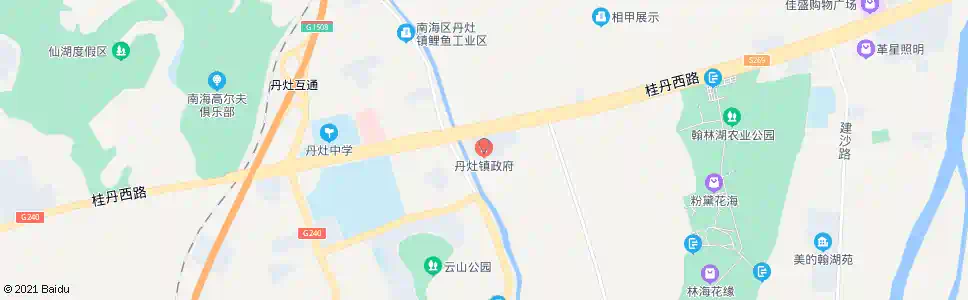 佛山丹灶镇政府_公交站地图_佛山公交_妙搜公交查询2025