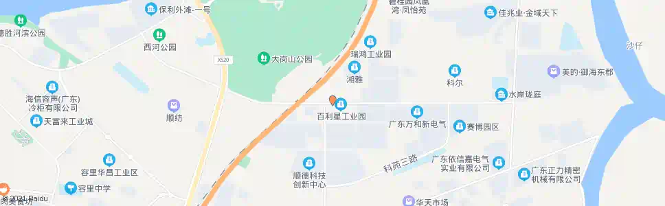 佛山建业中路松下站_公交站地图_佛山公交_妙搜公交查询2025
