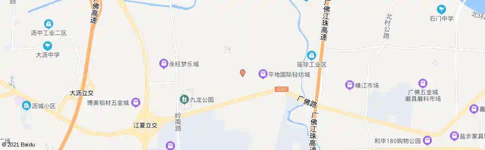 佛山九比村_公交站地图_佛山公交_妙搜公交查询2025