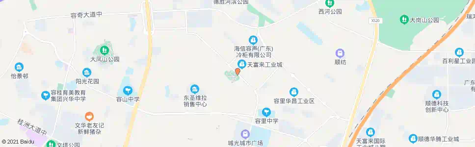 佛山容里居委会_公交站地图_佛山公交_妙搜公交查询2025