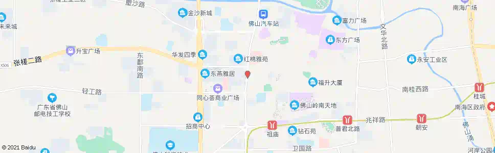 佛山佛山中医院B站_公交站地图_佛山公交_妙搜公交查询2025