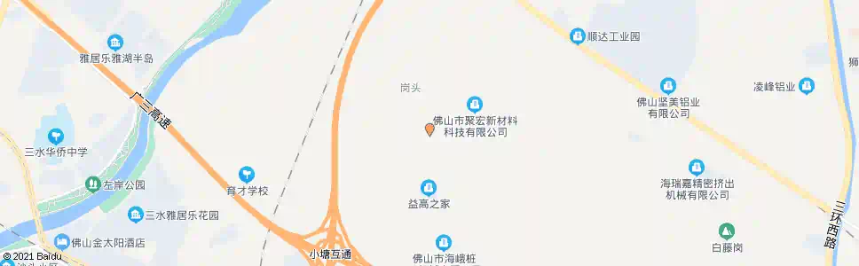 佛山狮岭小学_公交站地图_佛山公交_妙搜公交查询2025