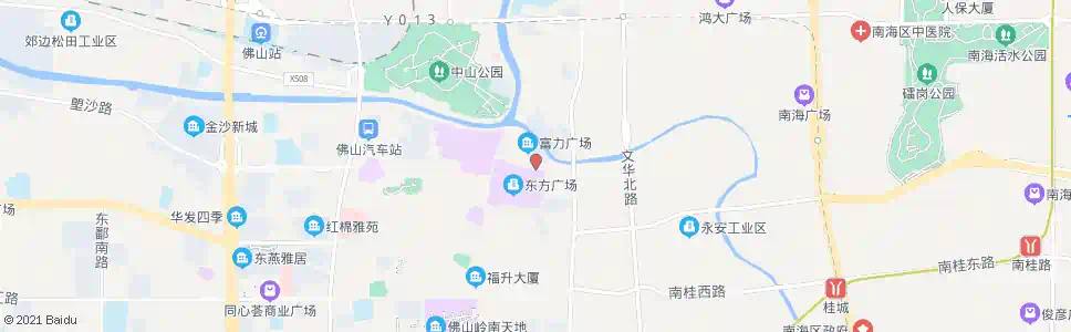 佛山东方广场北门站_公交站地图_佛山公交_妙搜公交查询2025