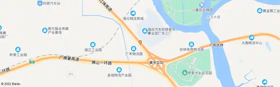 佛山四乡路口(一环延线)_公交站地图_佛山公交_妙搜公交查询2025