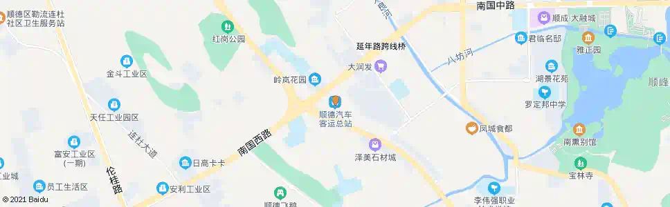 佛山顺德客运总站_公交站地图_佛山公交_妙搜公交查询2025