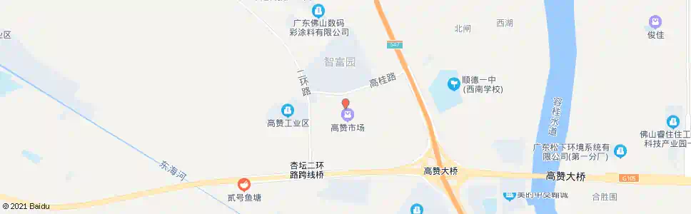 佛山高赞村委会_公交站地图_佛山公交_妙搜公交查询2025