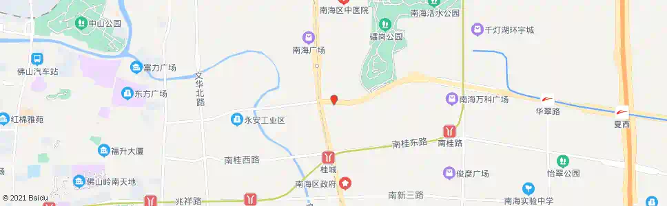 佛山交通大厦东_公交站地图_佛山公交_妙搜公交查询2025