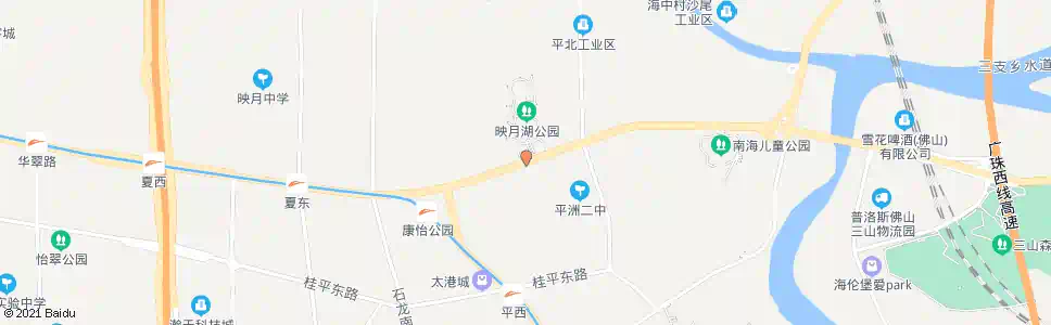 佛山桂城街道办事处(富景花园)_公交站地图_佛山公交_妙搜公交查询2025