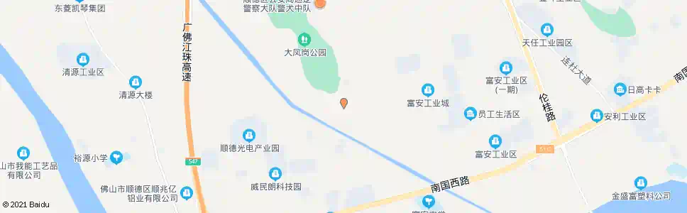 佛山富裕村委会_公交站地图_佛山公交_妙搜公交查询2025