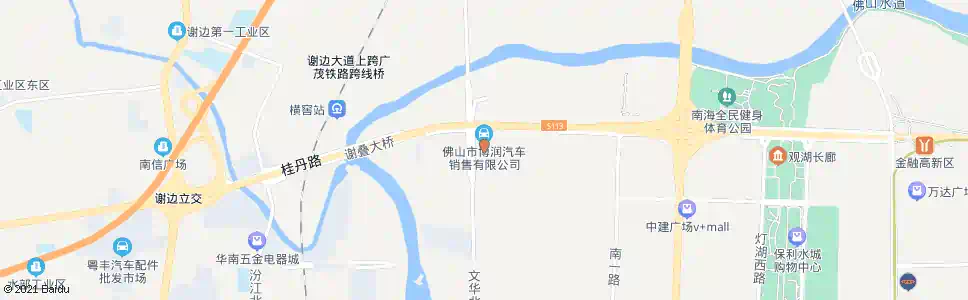 佛山俊怡花园总站_公交站地图_佛山公交_妙搜公交查询2025