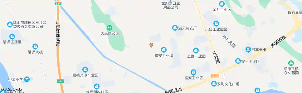 佛山富南路中_公交站地图_佛山公交_妙搜公交查询2025