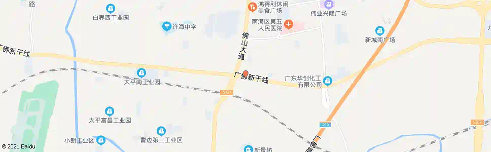 佛山钟边东_公交站地图_佛山公交_妙搜公交查询2025