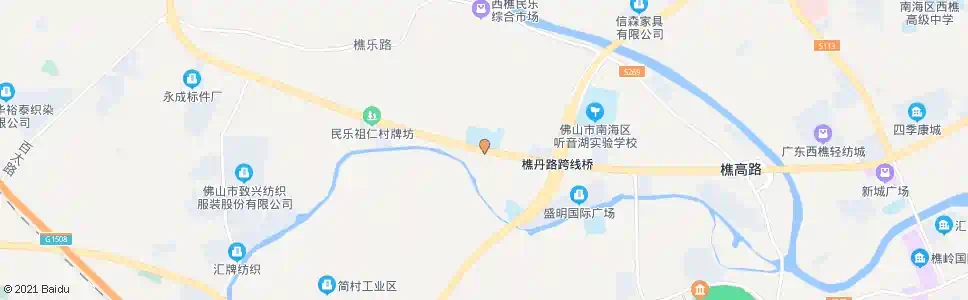 佛山樵丹路简村_公交站地图_佛山公交_妙搜公交查询2025