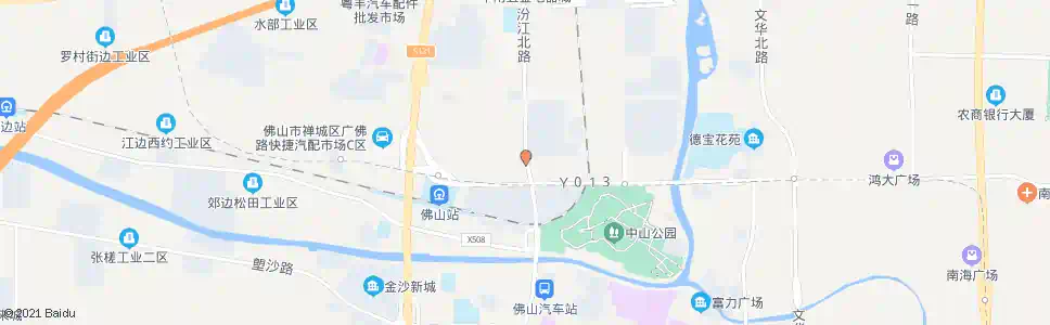 佛山汾江北_公交站地图_佛山公交_妙搜公交查询2025