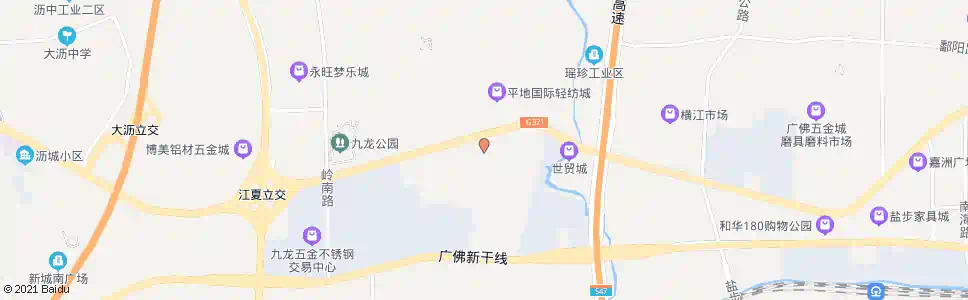 佛山广佛平安路口_公交站地图_佛山公交_妙搜公交查询2025