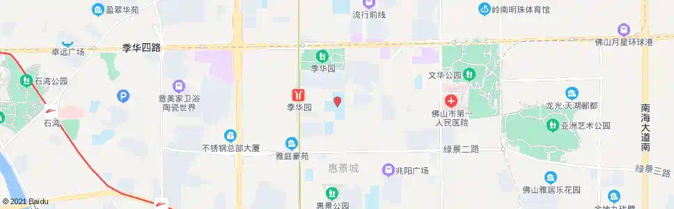 佛山市二中_公交站地图_佛山公交_妙搜公交查询2025
