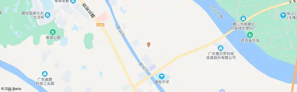 佛山新华上沙涌_公交站地图_佛山公交_妙搜公交查询2025