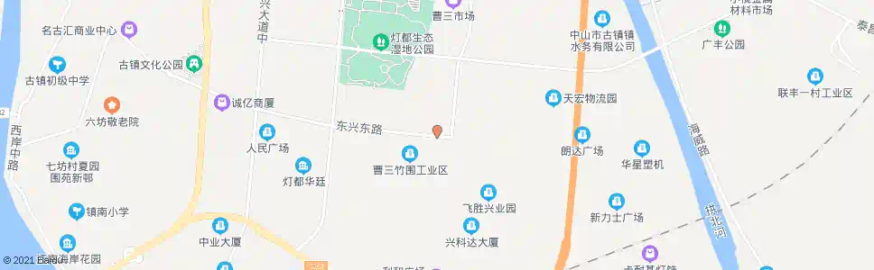 佛山东兴东路中_公交站地图_佛山公交_妙搜公交查询2025