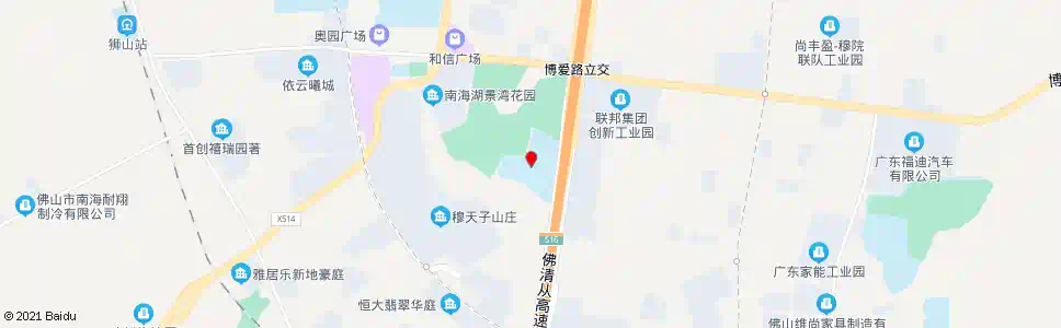 佛山石门实验小学_公交站地图_佛山公交_妙搜公交查询2025