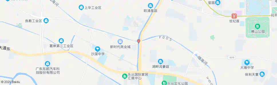 佛山乐从(新马路)_公交站地图_佛山公交_妙搜公交查询2025