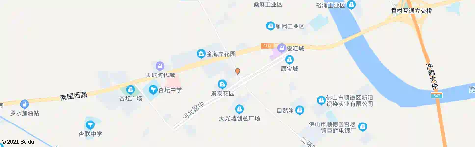 佛山中博城果_公交站地图_佛山公交_妙搜公交查询2025