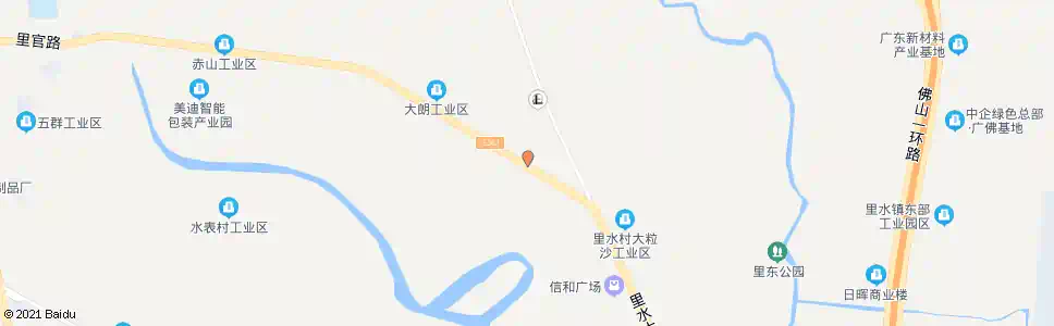 佛山里水医院_公交站地图_佛山公交_妙搜公交查询2025