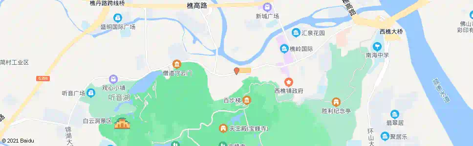 佛山省荣军医院(荣校)_公交站地图_佛山公交_妙搜公交查询2025