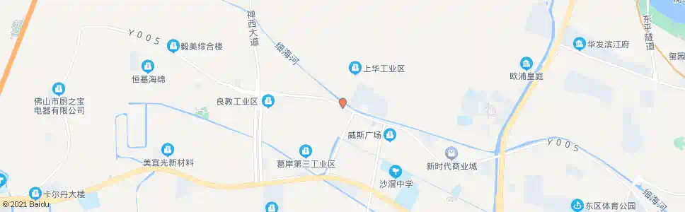 佛山上华路口_公交站地图_佛山公交_妙搜公交查询2025