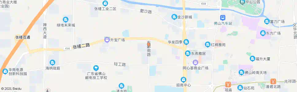 佛山东鄱南路_公交站地图_佛山公交_妙搜公交查询2025