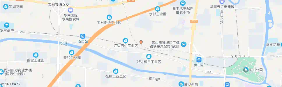 佛山火车站(江边村)_公交站地图_佛山公交_妙搜公交查询2025