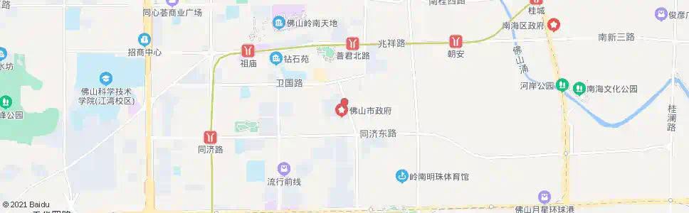 佛山东晓南路_公交站地图_佛山公交_妙搜公交查询2025