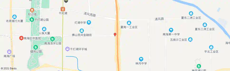 佛山夏平路口_公交站地图_佛山公交_妙搜公交查询2025