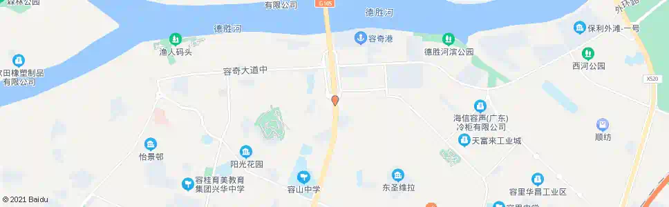 佛山容奇大桥南(桥西路口)_公交站地图_佛山公交_妙搜公交查询2025