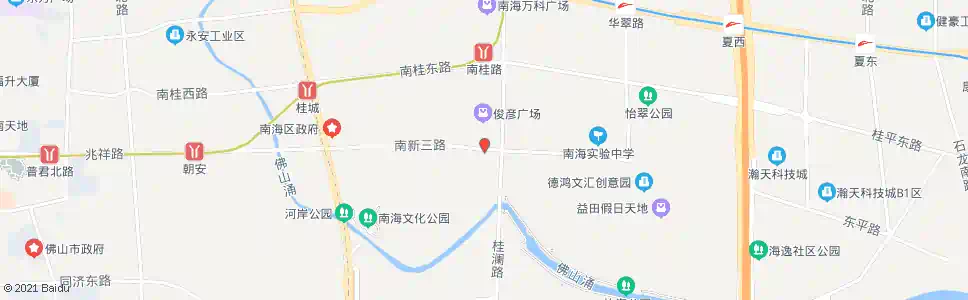 佛山东二村委会_公交站地图_佛山公交_妙搜公交查询2025