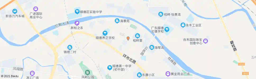 佛山新桂市场_公交站地图_佛山公交_妙搜公交查询2025