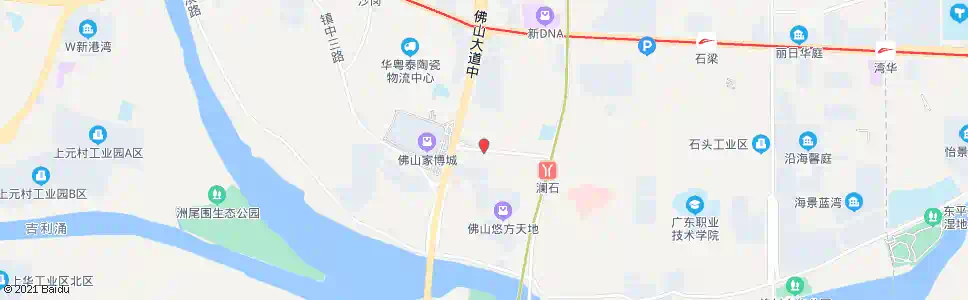 佛山澜石一路东_公交站地图_佛山公交_妙搜公交查询2025
