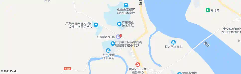 佛山江湾商业广场_公交站地图_佛山公交_妙搜公交查询2025