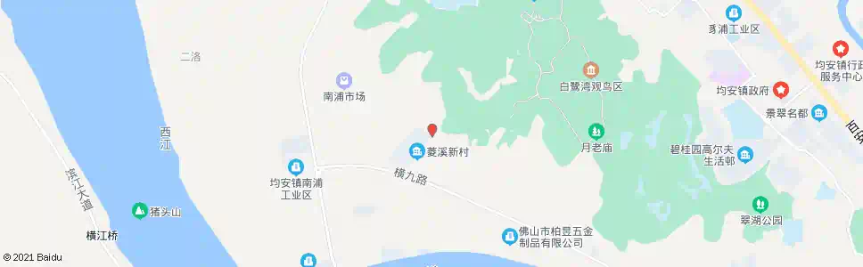 佛山菱溪小学_公交站地图_佛山公交_妙搜公交查询2025