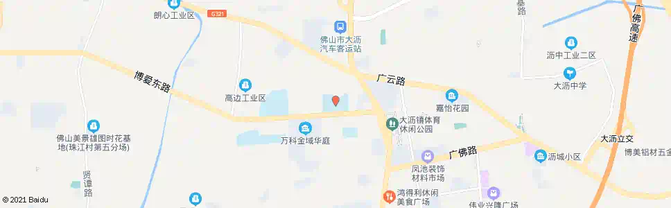 佛山大沥高级中学_公交站地图_佛山公交_妙搜公交查询2025