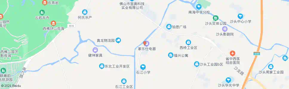 佛山江尾_公交站地图_佛山公交_妙搜公交查询2025